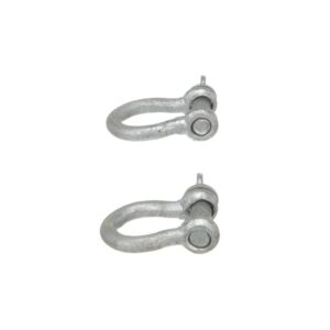 Seachoice 43061 Galvanized Anchor Shackle - 5/16", 2-Pack