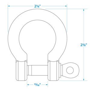 Seachoice Stainless Steel Anchor Shackle