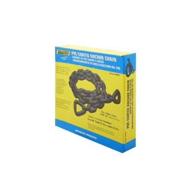 Seachoice Black PVC Coated Galvanized Anchor Lead Chain 5/16" x 5' - Image 5