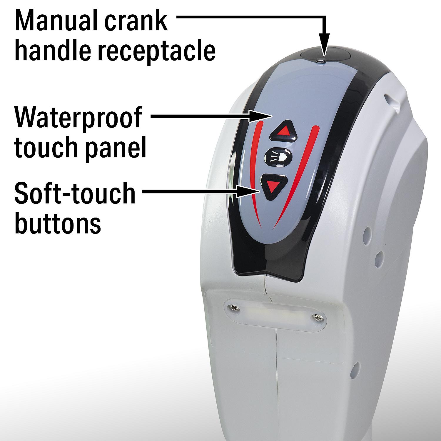 Seachoice 52043 Deluxe Electric Marine Jack with Touch Panel - Image 8