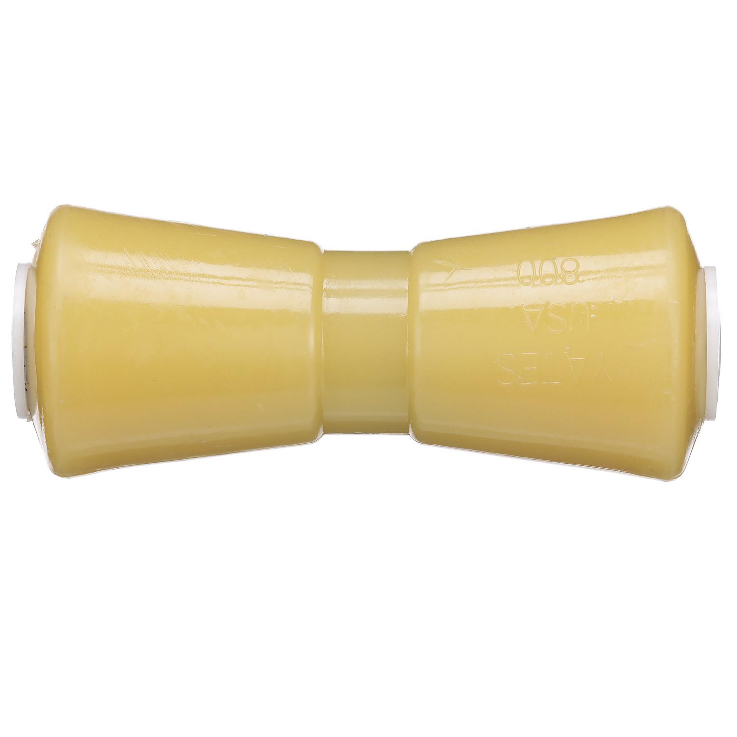 Seachoice Non-Marking TP Yellow Rubber Keel Roller With 5/8" ID Hole