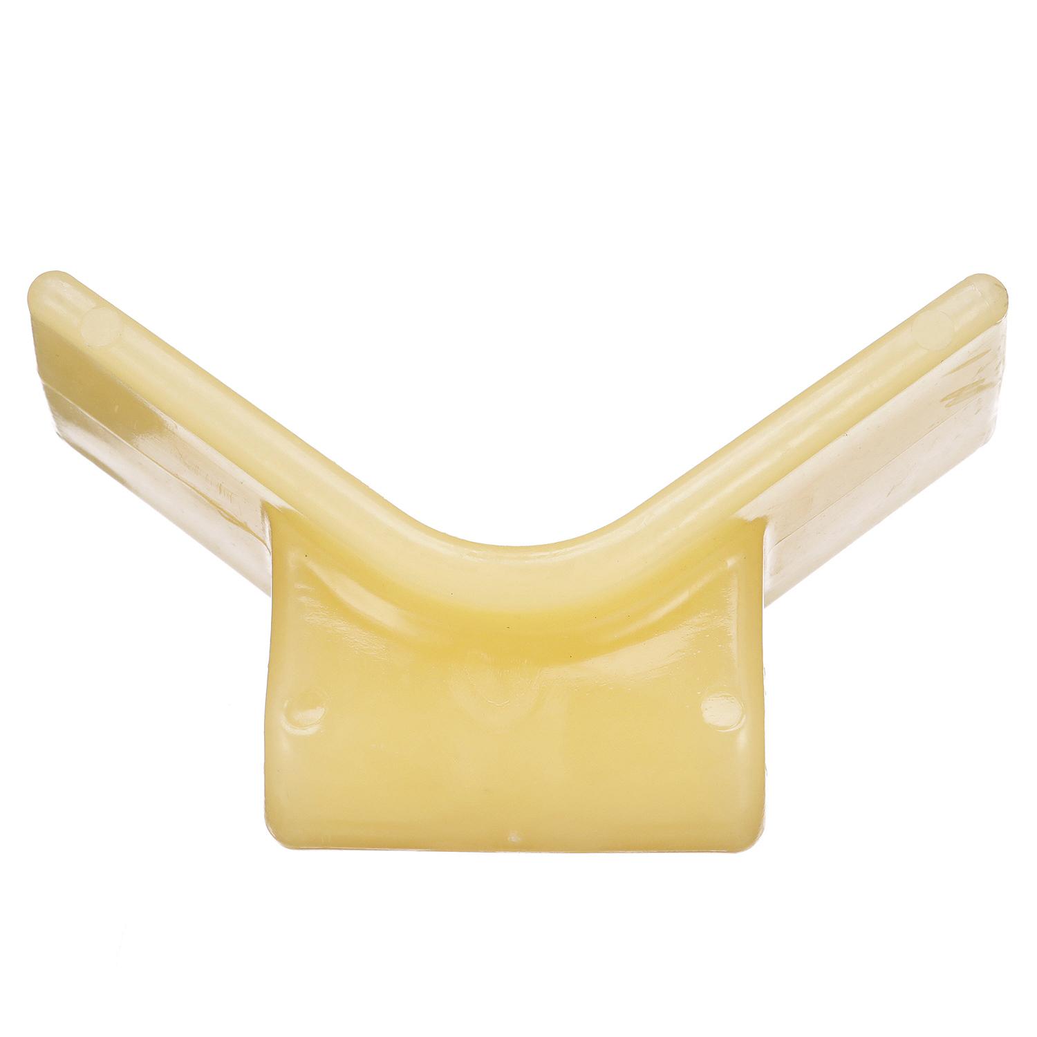 Seachoice Non-Marking TP Yellow Rubber V-Bow Stop 3" x 1/2" - Image 5