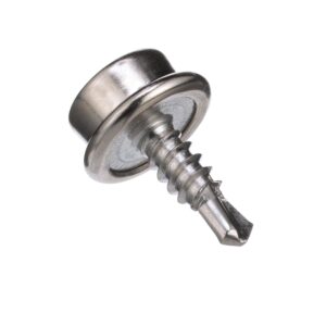 Seachoice 59387 Button Stud Self-Drilling Screw 1/2", 50/pk