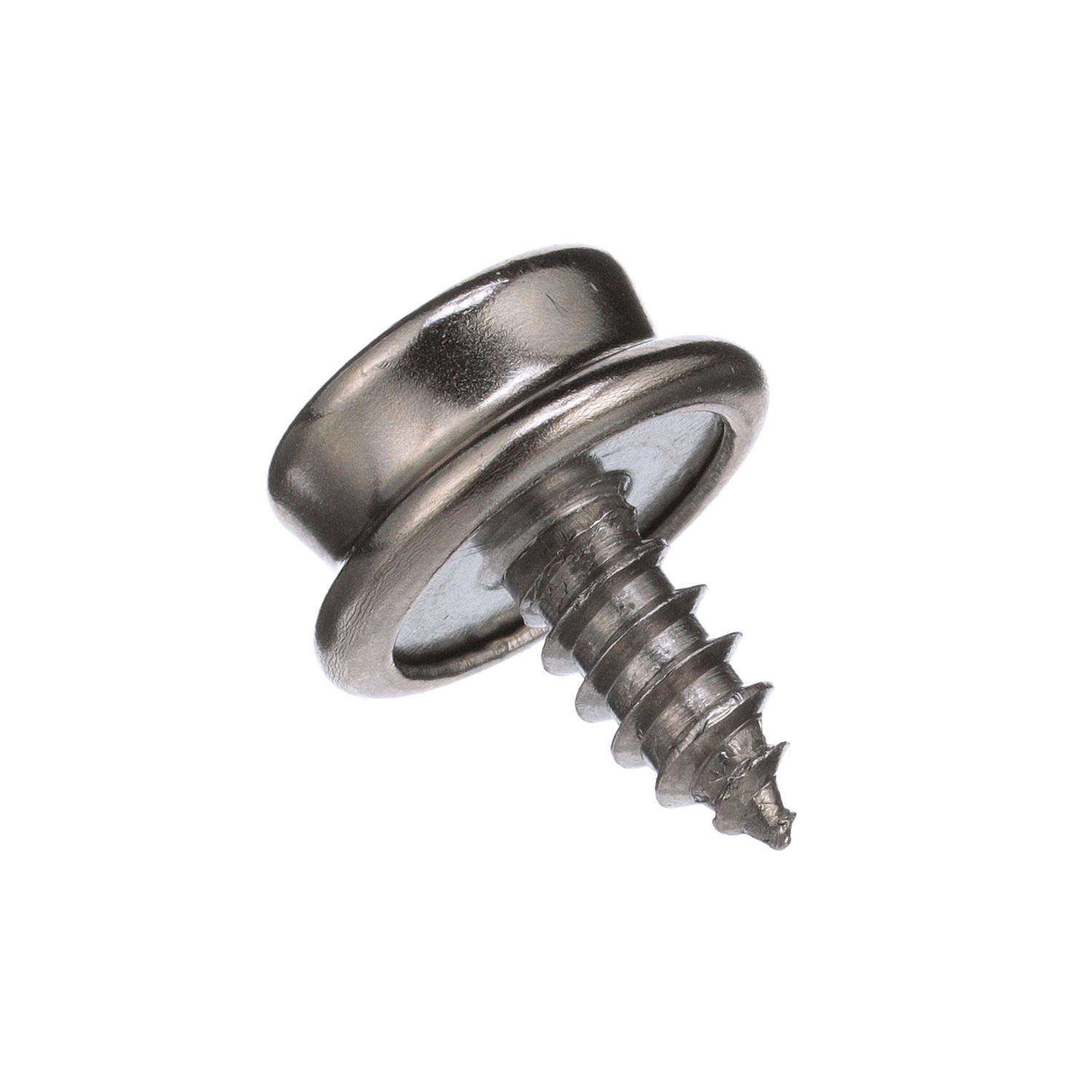 Seachoice Stainless Steel Button Stud With Tapping Screw
#8 x 3/8", Qty. 40 - Image 5