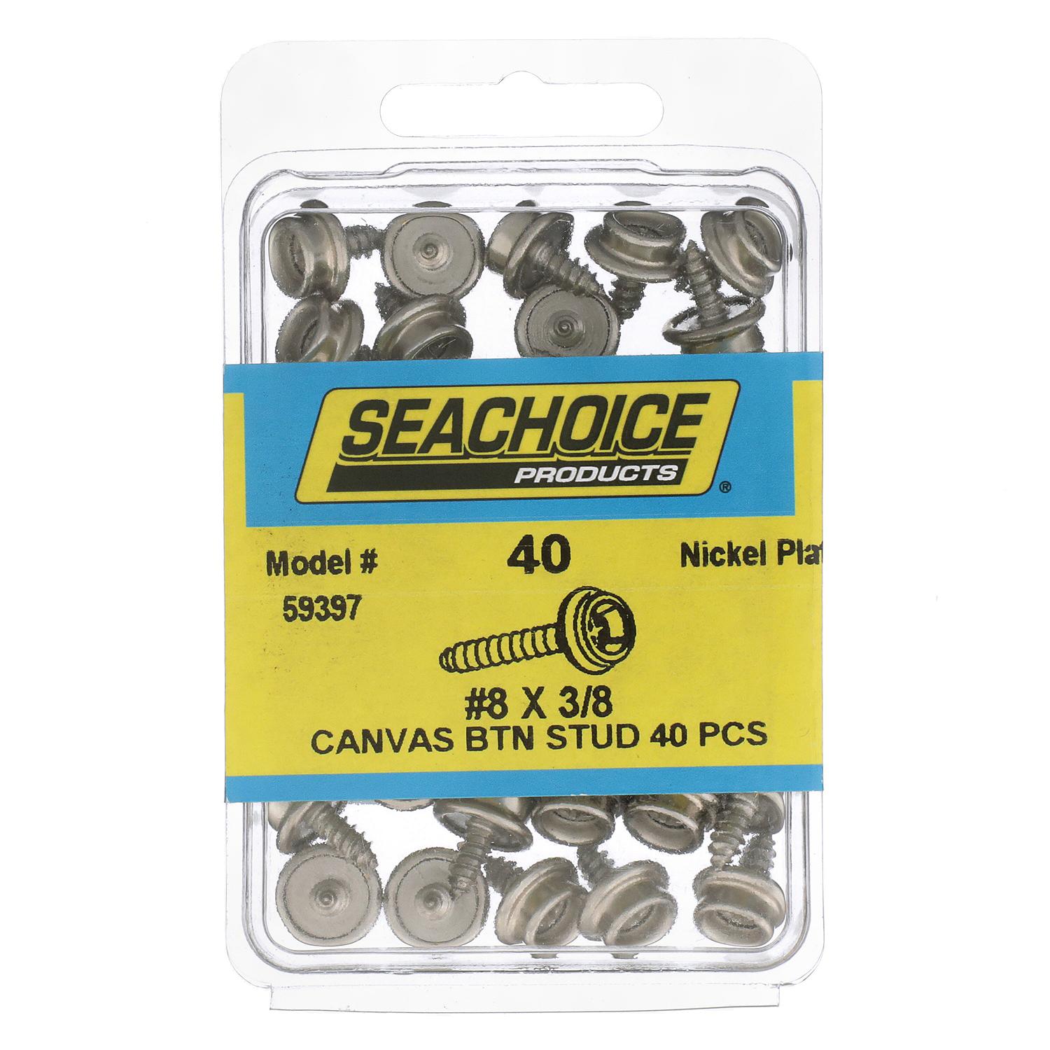 Seachoice Stainless Steel Button Stud With Tapping Screw
#8 x 3/8", Qty. 40 - Image 2