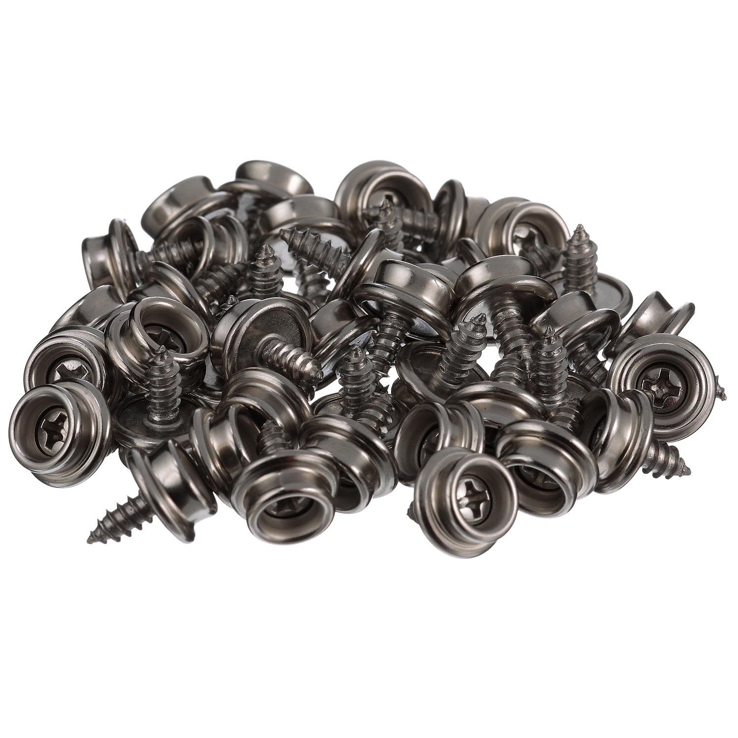 Seachoice Stainless Steel Button Stud With Tapping Screw
#8 x 3/8", Qty. 40 - Image 3