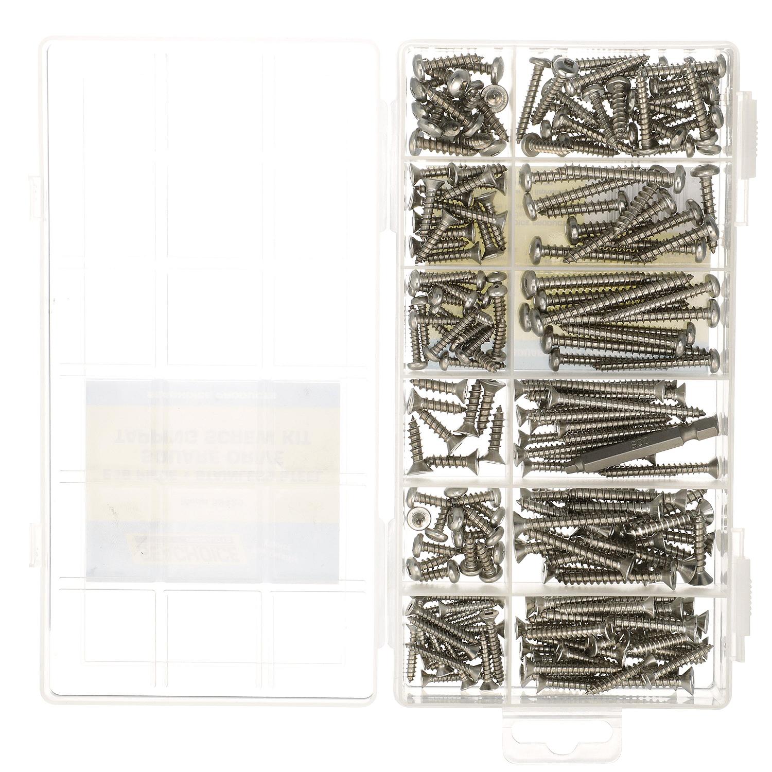 Seachoice Stainless Steel Tapping And Machine Screw Kit - 226 Piece - Image 3