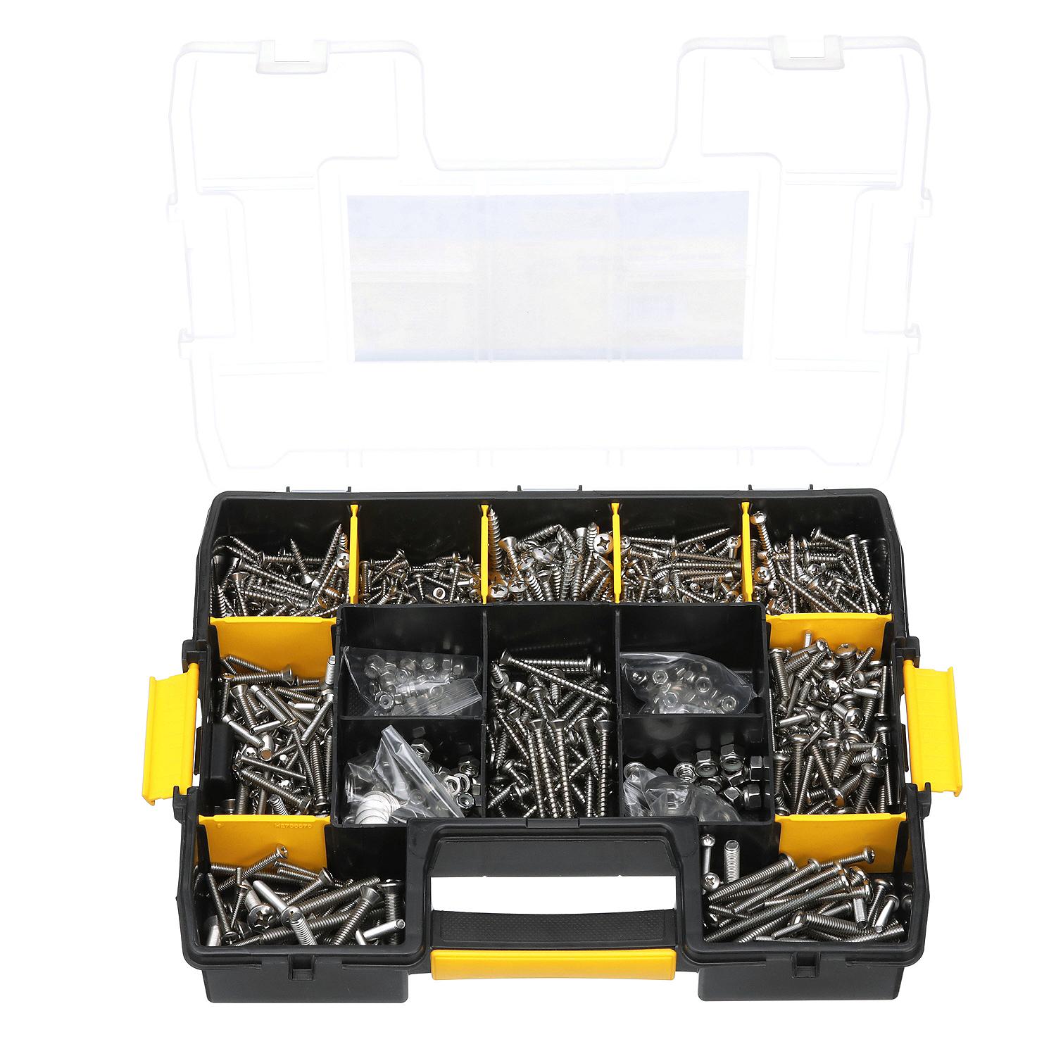Seachoice Stainless Steel Tapping And Machine Screw Kit - 1008 Piece - Image 2
