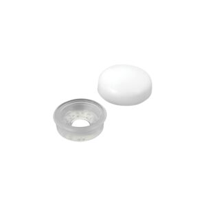 Seachoice Screw Caps, White, Fits #10 & #12