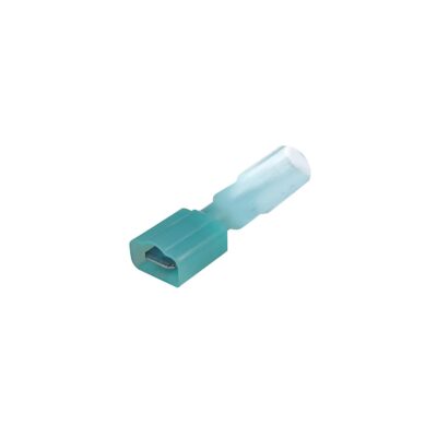 Seachoice 60301 3-to-1 Heat Shrink Insulated Quick Disconnect, 16-14 Ga., 0.250" Male, Blue, 25-Pack - Image 5