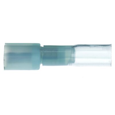 Seachoice 60301 3-to-1 Heat Shrink Insulated Quick Disconnect, 16-14 Ga., 0.250" Male, Blue, 25-Pack - Image 4