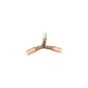 Seachoice 60323 Clear Seal 22-18 Ga. 3-Way Splice, Red, 3/Bag