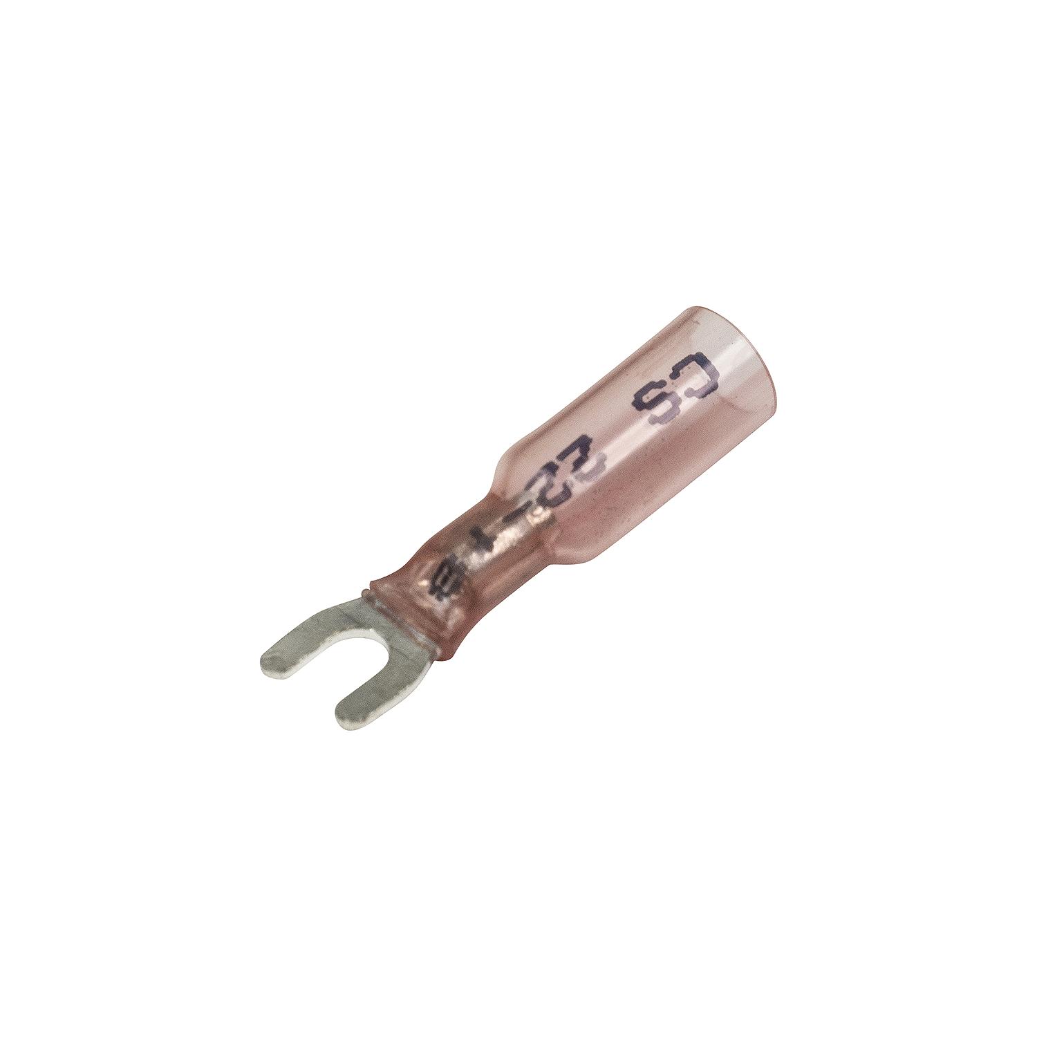Seachoice 64031 3-To-1 Heat Shrink Spade Terminal - 22-18 Ga., #6 Stud, 25/Bag - Image 2