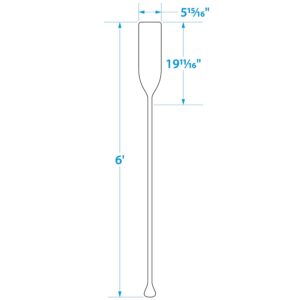 Seachoice 71148 Standard Wood Paddle  6 Ft.
