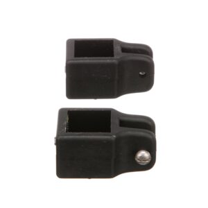 Seachoice Square Jaw Slides Fit 1" OD Tube-Black (2 Per Pack)