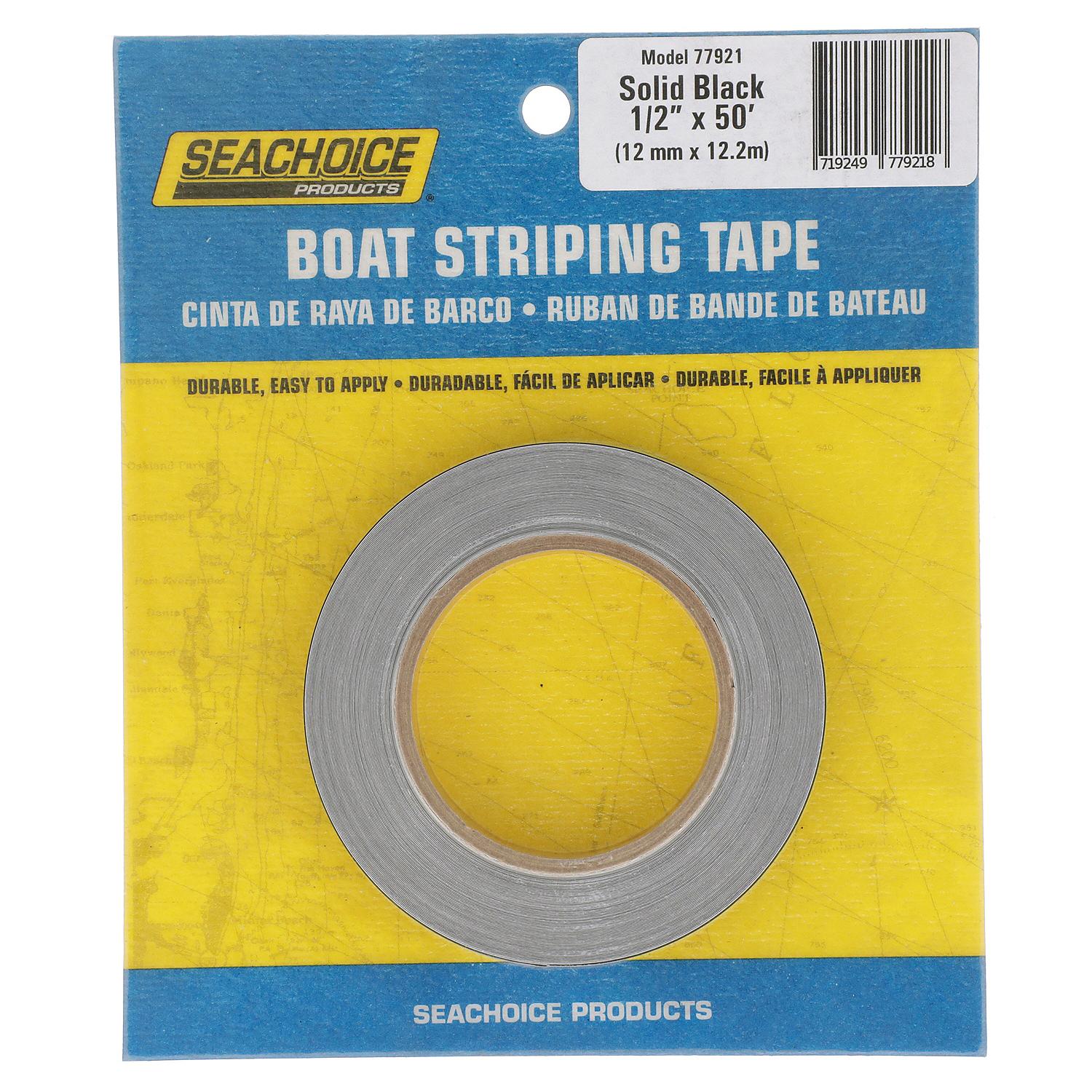 Seachoice 77921 Boat Striping Tape, Black
1/2" x 50' - Image 2