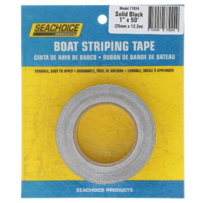 Seachoice 77924 Boat Striping Tape, Black
1" x 50' - Image 2