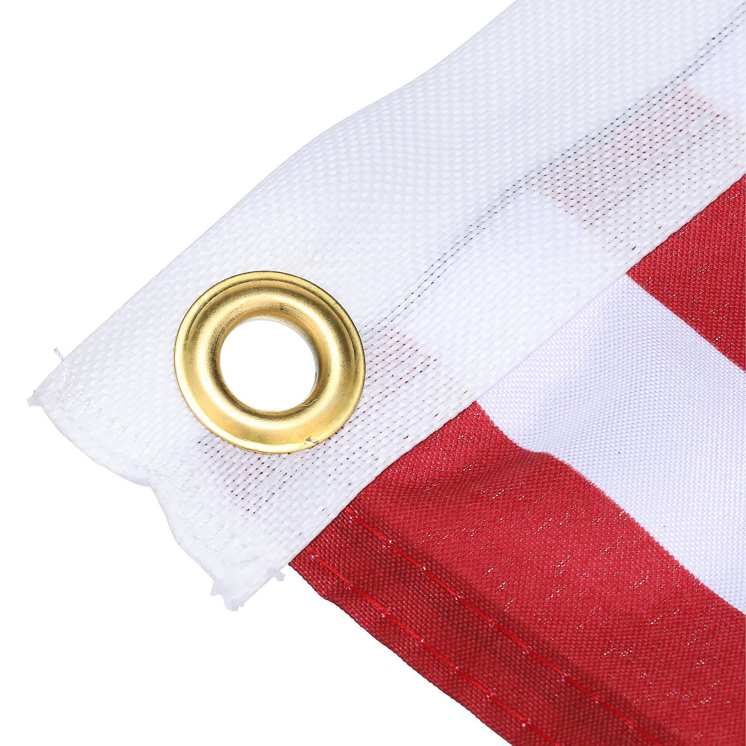 Seachoice 78201 12" x 18" Nylon Print Dyed U.S. Flag (Restricted from sale into MN) - Image 2