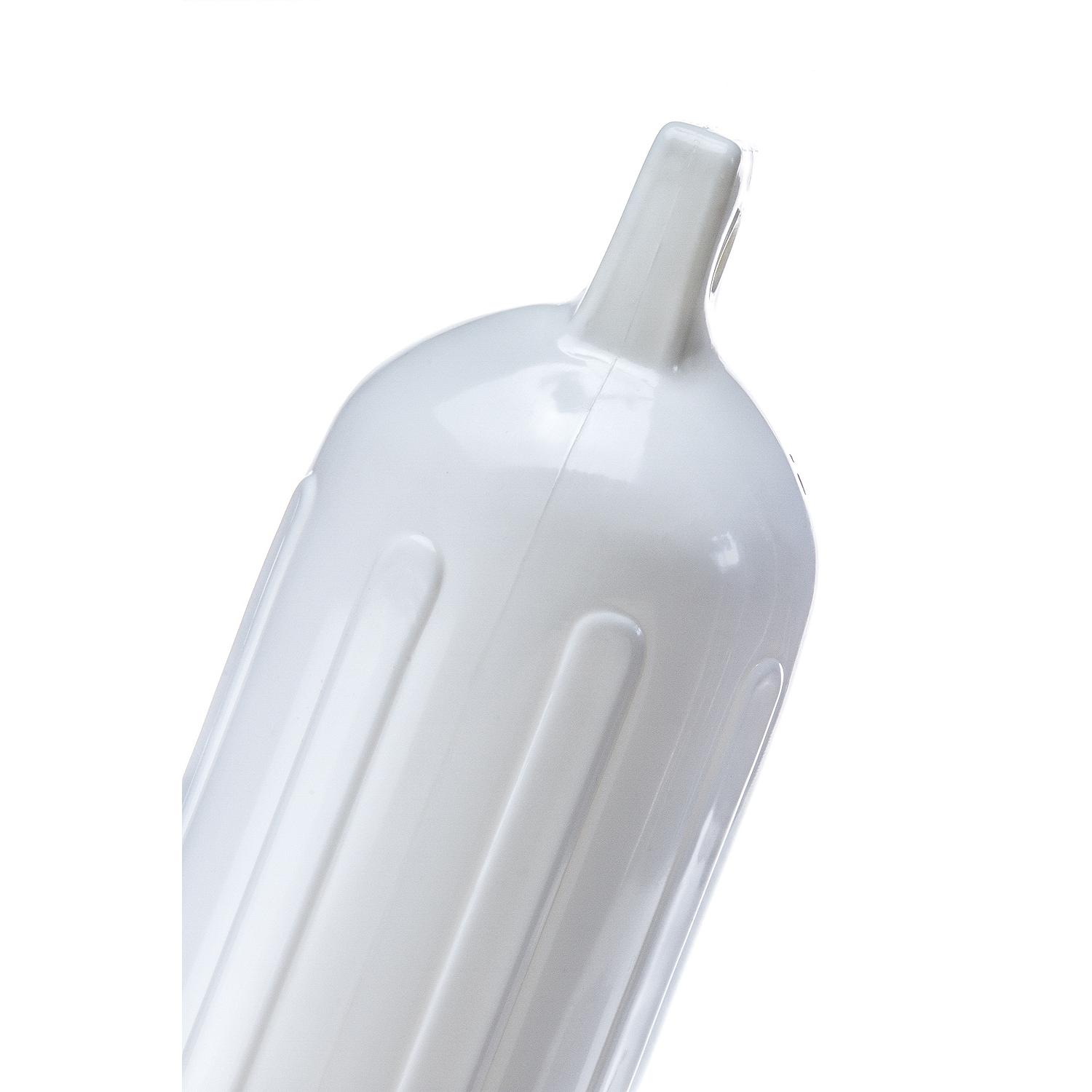 Seachoice 79011 Twin Eye Ribbed Fender, White, 5.5 x 20" - Image 4