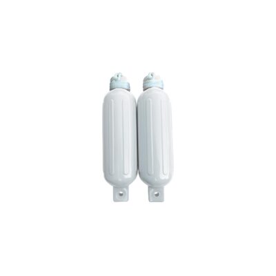 Seachoice 79271 Twin Eye Ribbed Fender Kit (Includes 2 6.5" x 23" White Fenders and 2 Matching 3/8 x 5' Fender Lines) - Image 7