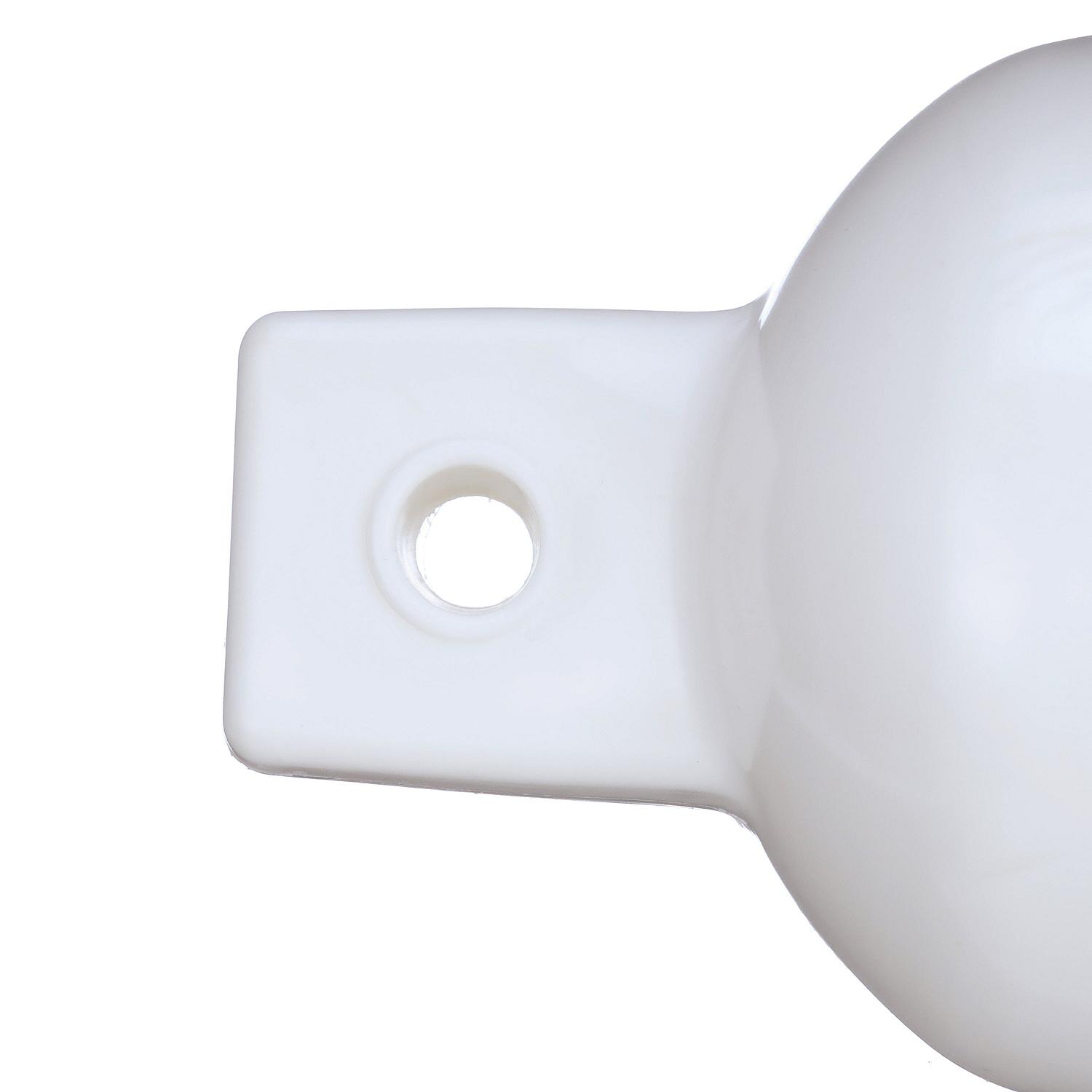 Seachoice 79251 Twin Eye Ribbed Fender Kit (Includes 2 5.5" x 20" White Fenders and 2 Matching 3/8 x 5' Fender Lines) - Image 4