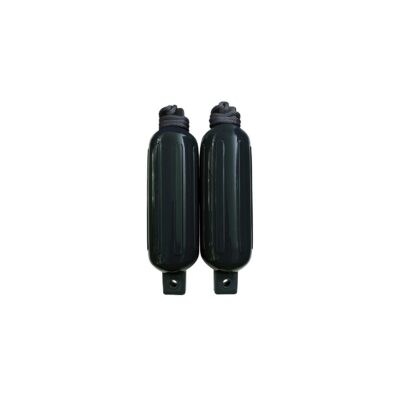 Seachoice 79281 Twin Eye Ribbed Fender Kit (Includes 2 6.5" x 23" Black Fenders and 2 Matching 3/8 x 5' Fender Lines) - Image 8