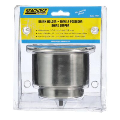 Seachoice Stainless Steel Recessed Drink Holder - Image 3