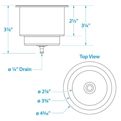 Seachoice Stainless Steel Recessed Drink Holder - Image 5