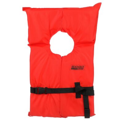 Seachoice 85520 Type II Life Vest - Adult, Orange - Image 4