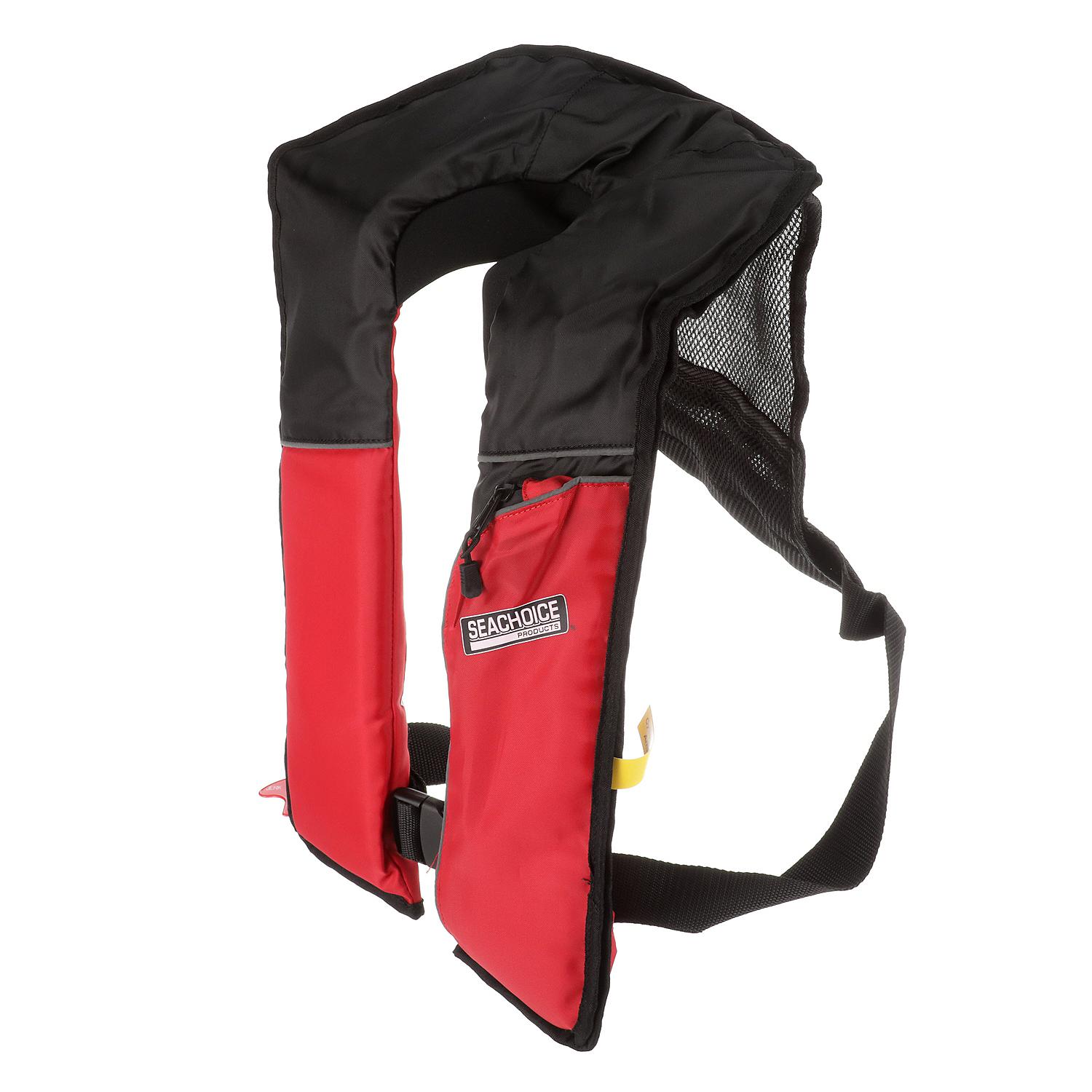 Seachoice 85830 Type V Inflatable PFD 33G Manual, Red/Black - Image 3