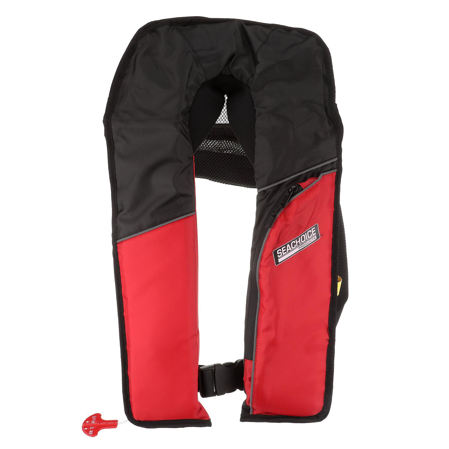 Seachoice 85830 Type V Inflatable PFD 33G Manual, Red/Black - Image 6