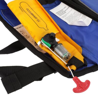 Seachoice 85840 Type V Inflatable PFD 33G Manual/Auto, Blue/Black - Image 6