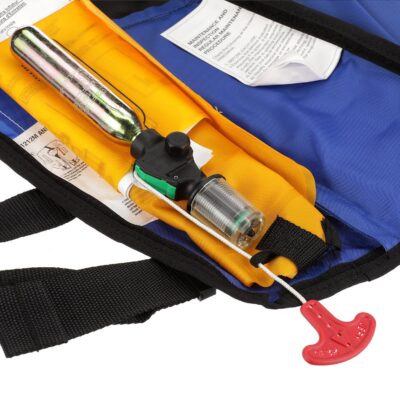 Seachoice 85840 Type V Inflatable PFD 33G Manual/Auto, Blue/Black - Image 7