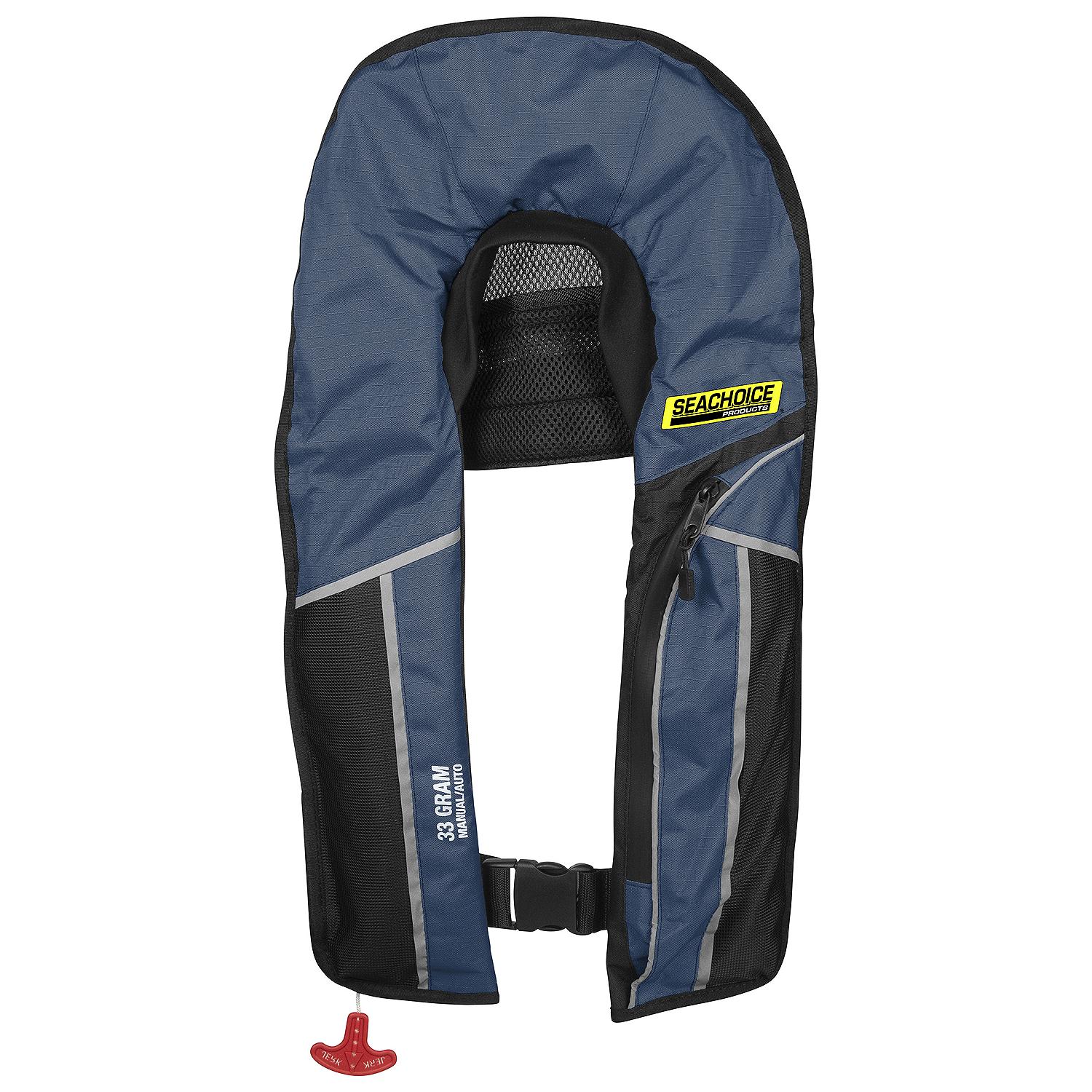 Seachoice 85863 Type V Premium Rip-Stop Inflatable PFD Adult Universal, Blue - Image 3