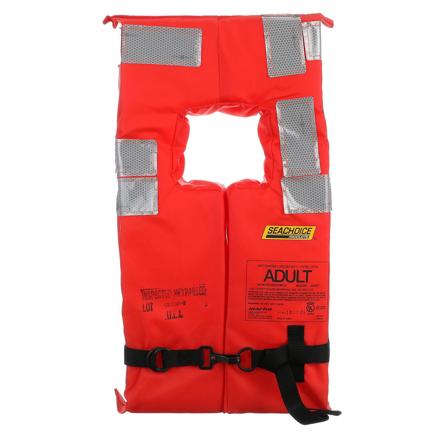 Seachoice 85900 Type I Commercial Offshore Vest With Solas Reflective Tape, Adult - Image 3