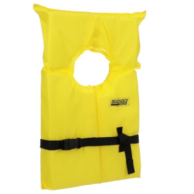 Seachoice 86020 Type II Life Vest - Adult, Yellow - Image 2