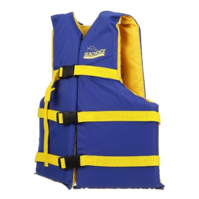 Seachoice 86220 Deluxe General Purpose Life Vest
Blue/Yellow, Adult Universal - Image 2