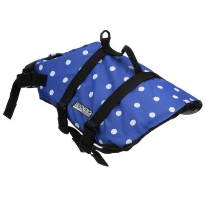 Seachoice 86280 Dog Life Vest - Blue Polka Dot, Sm - Image 6