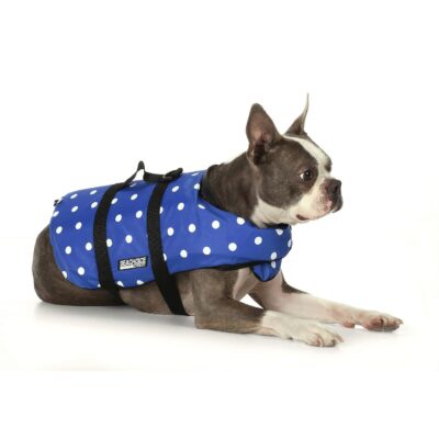 Seachoice 86280 Dog Life Vest - Blue Polka Dot, Sm - Image 7