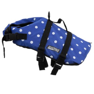 Seachoice 86280 Dog Life Vest - Blue Polka Dot, Sm - Image 5