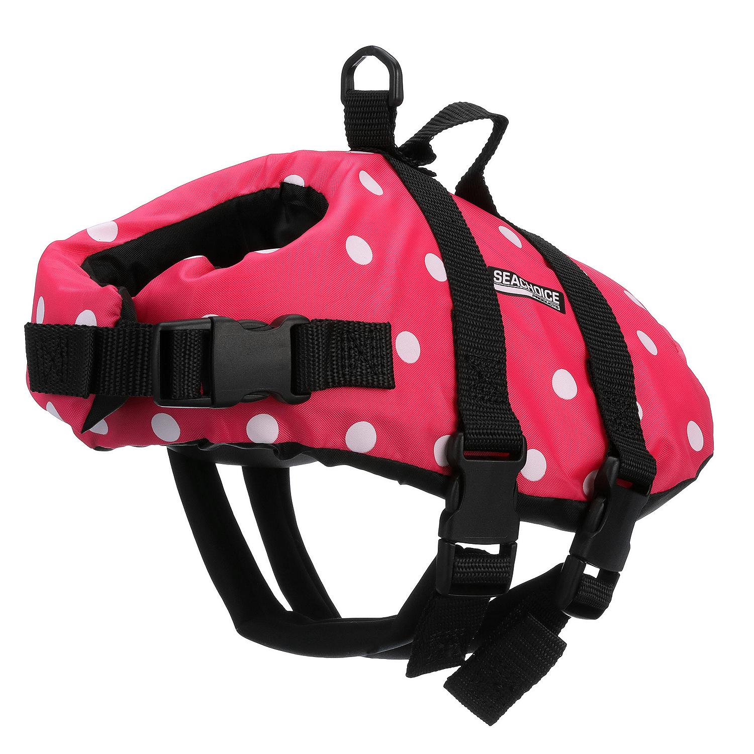 Seachoice 86380 Dog Life Vest - Pink Polka Dot, Sm - Image 3