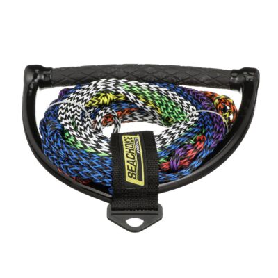 Seachoice 86763 8-Section Water Ski or Wakeboard Rope, 75', 13" Handle with Textured Rubber Grip - Image 3