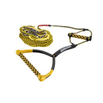 Seachoice 86801 5-Section Wakeboard Rope, 75', 15" Handle with Textured EVA Grip and 6" Trick Handle - Image 2