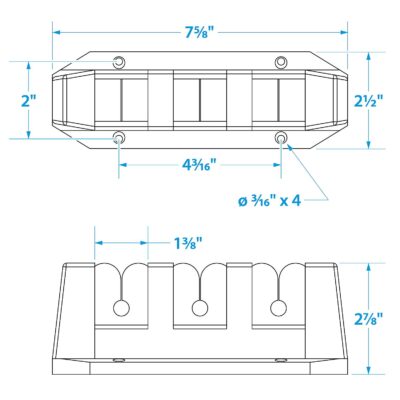 Seachoice Rod Storage Holders - 3 Rod (Sold As Pair) - Image 4