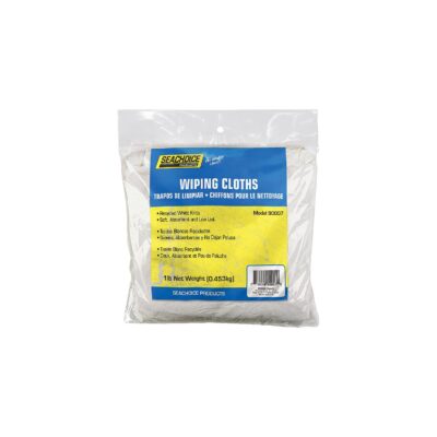 Seachoice 90007 Recycled White Knits Wiping Cloths, 1-lb. Bag - Image 4