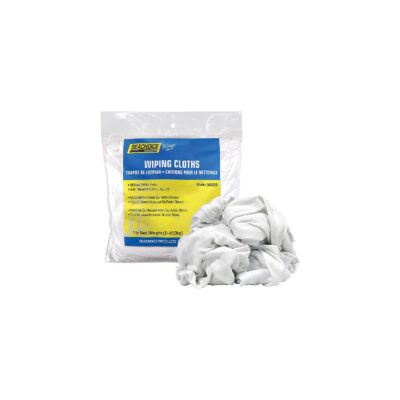 Seachoice 90009 New White Knits Wiping Cloths, 1-lb. Bag - Image 4