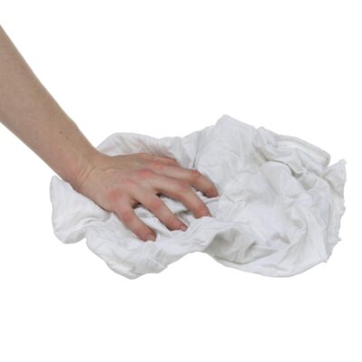 Seachoice 90009 New White Knits Wiping Cloths, 1-lb. Bag - Image 3