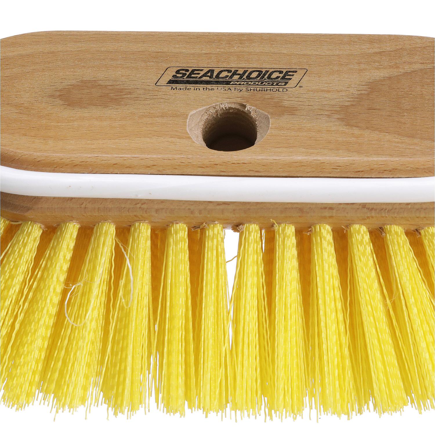 Seachoice 90581 Deck Brush with Bumper and Threaded Adapter, Medium - Image 7