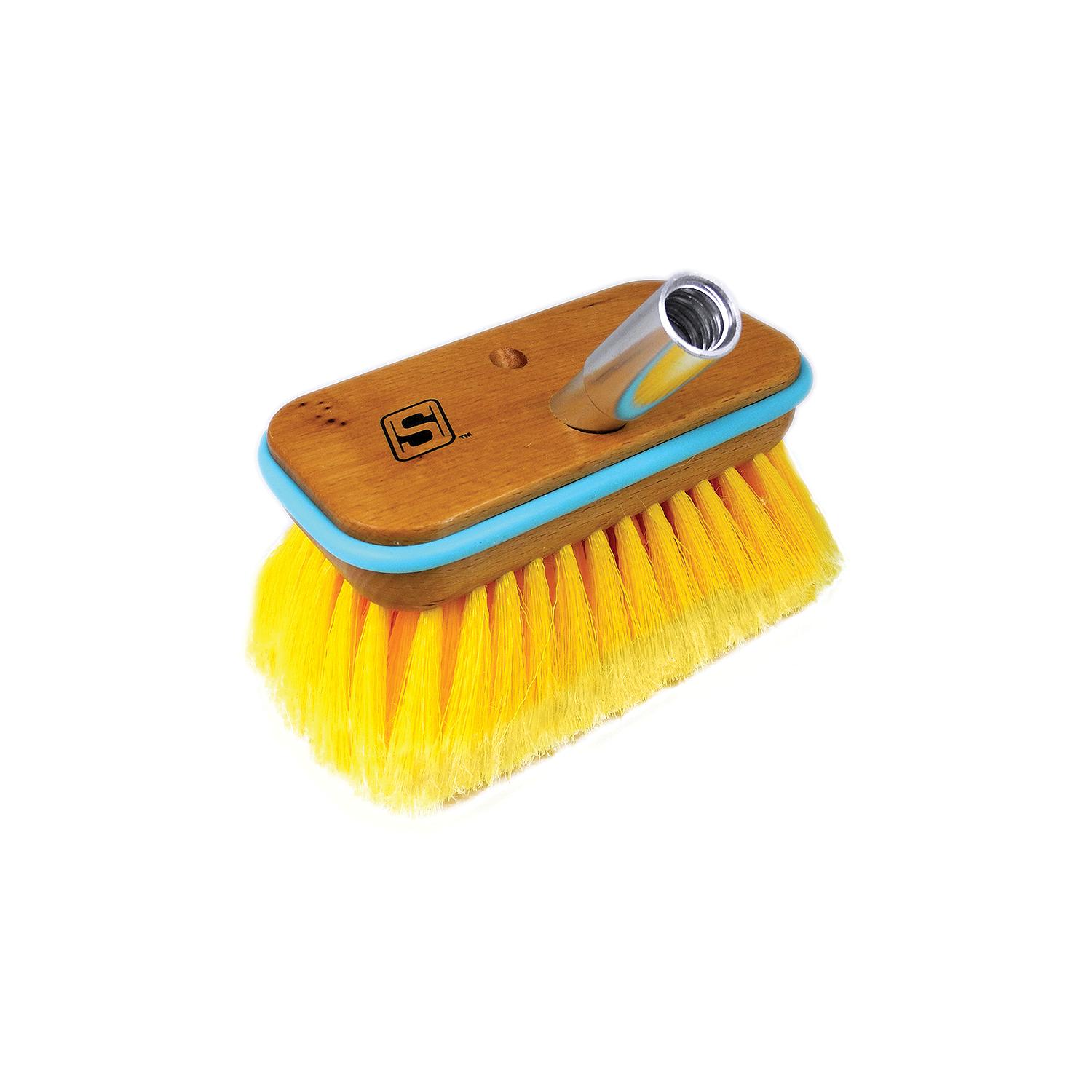 Seachoice 90581 Deck Brush with Bumper and Threaded Adapter, Medium - Image 9