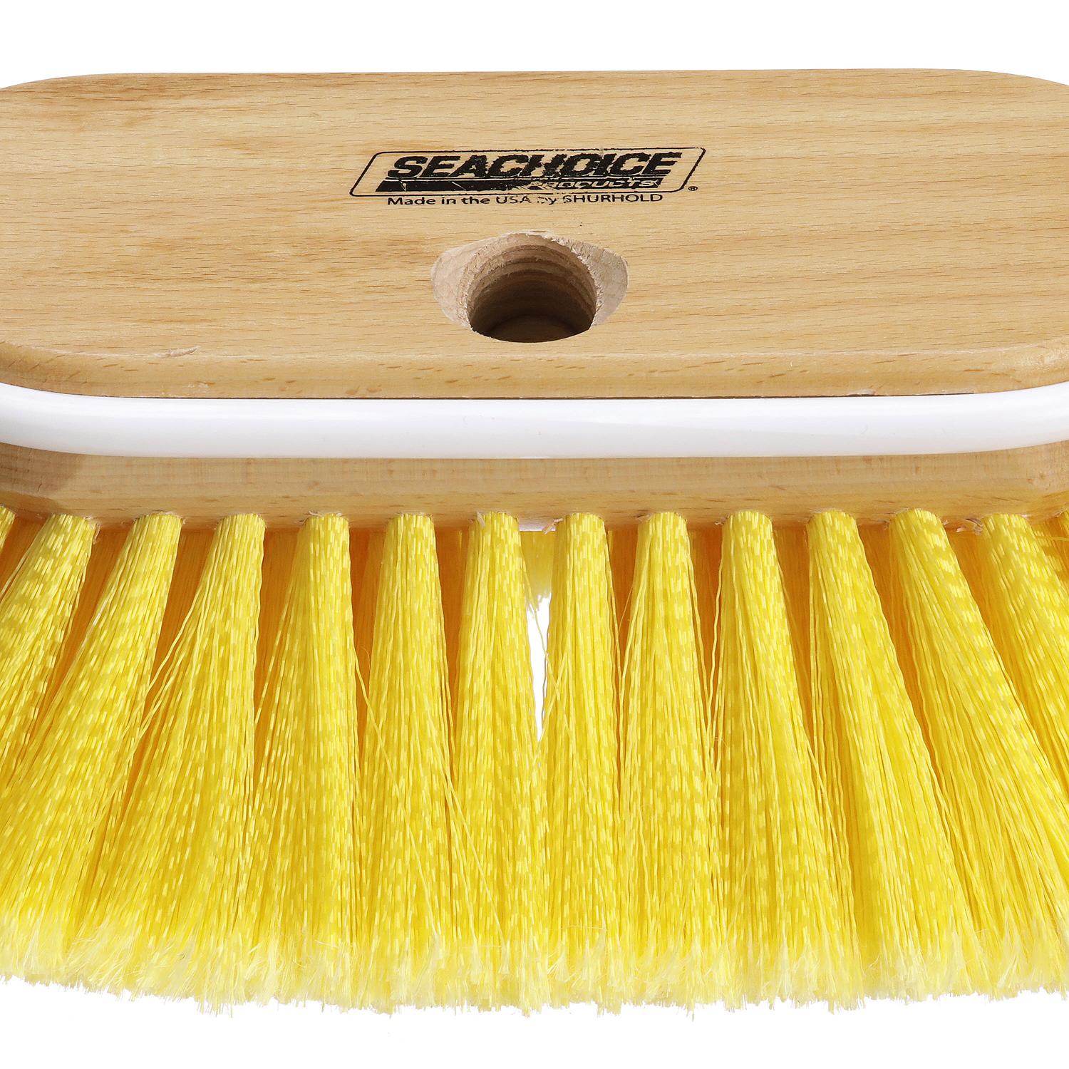 Seachoice 90591 Deck Brush with Bumper and Threaded Adapter, Soft - Image 6